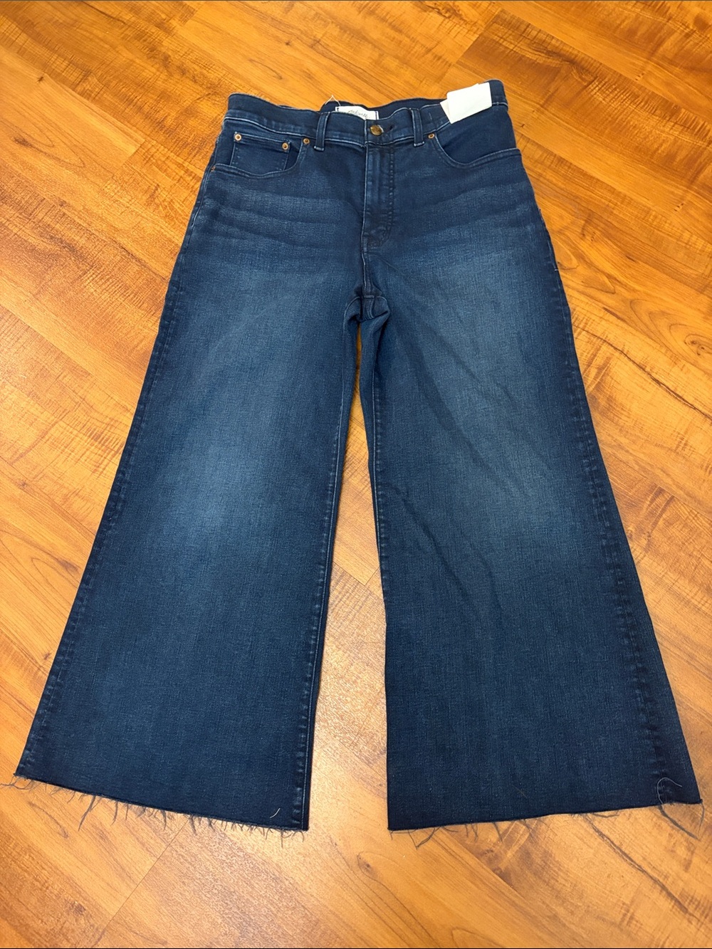 Madewell Dark Blue Wide-Leg Jeans NWT